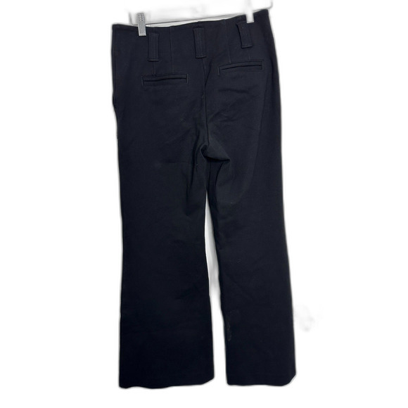 Black Wide Leg Dress Pants Womens Size 6 Classic Chic Maeve by Anthropologie - Picture 4 of 9